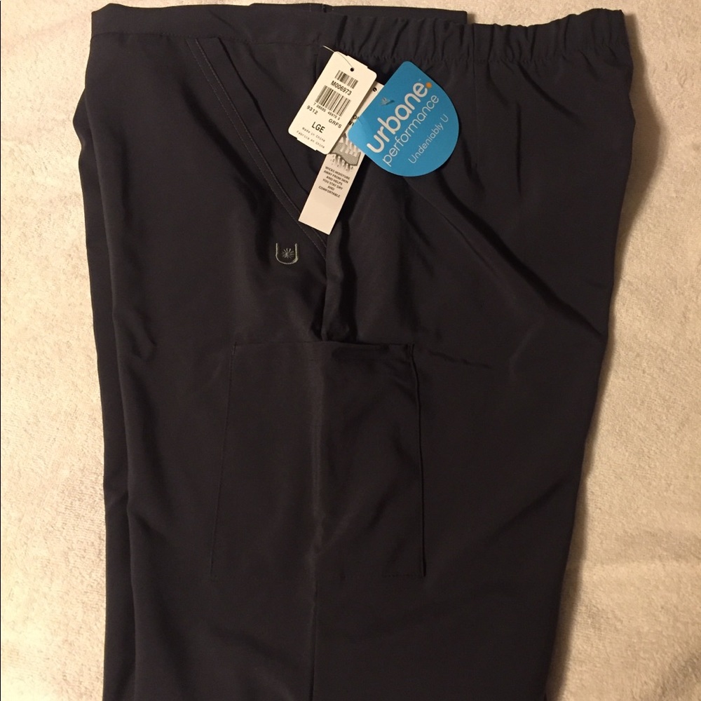 Dark Grey New With Tags Scrub Pants
